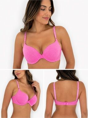 Victoria's Secret Hot Pink Lightly Padded Underwire Bra
